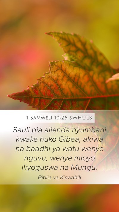 1 Samweli 10:26 SWHULB Bible Verse Image