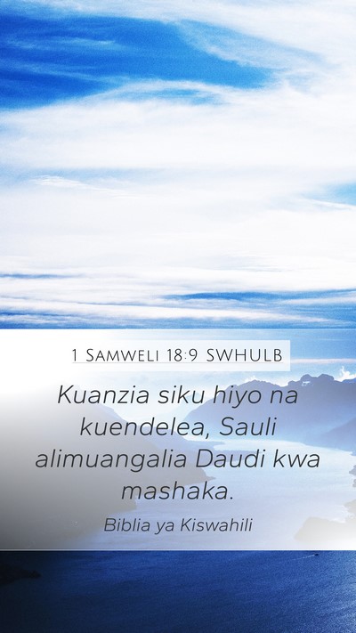 1 Samweli 18:9 SWHULB Bible Verse Image