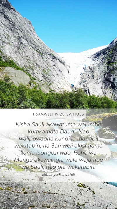 1 Samweli 19:20 SWHULB Bible Verse Image
