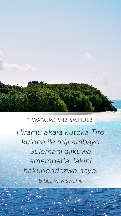 1 Wafalme 9:12 SWHULB Bible Verse Image