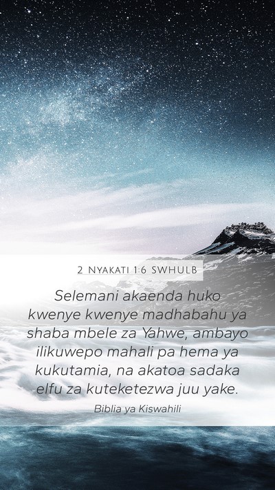2 Nyakati 1:6 SWHULB Bible Verse Image