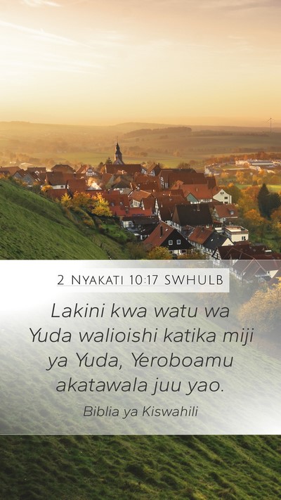 2 Nyakati 10:17 SWHULB Bible Verse Image