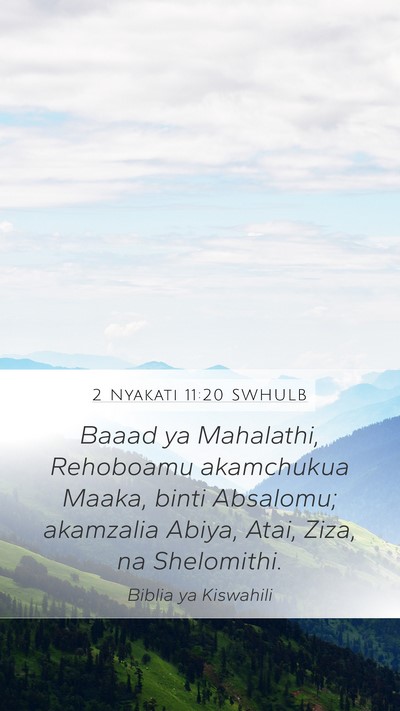 2 Nyakati 11:20 SWHULB Bible Verse Image
