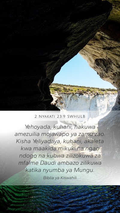2 Nyakati 23:9 SWHULB Bible Verse Image
