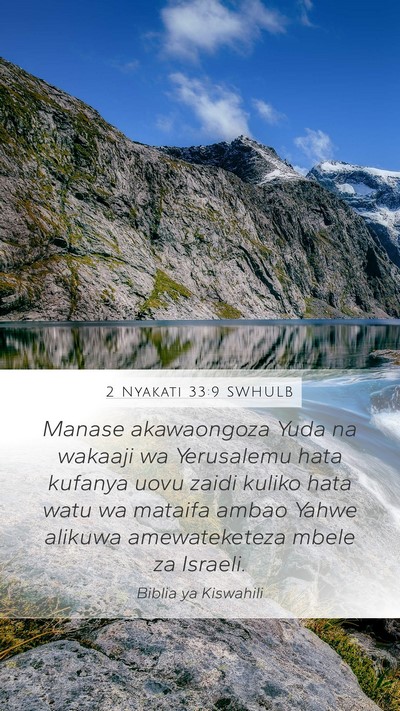 2 Nyakati 33:9 SWHULB Bible Verse Image