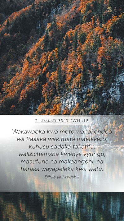 2 Nyakati 35:13 SWHULB Bible Verse Image