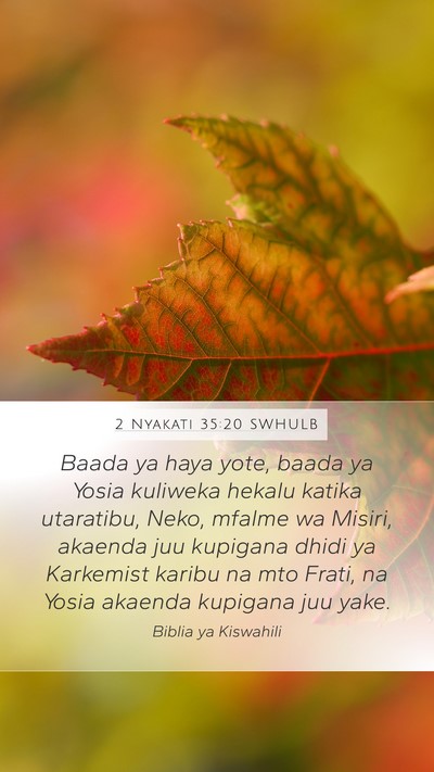 2 Nyakati 35:20 SWHULB Bible Verse Image