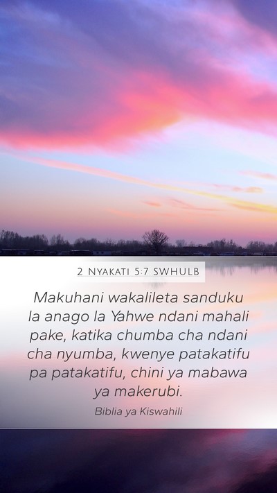 2 Nyakati 5:7 SWHULB Bible Verse Image