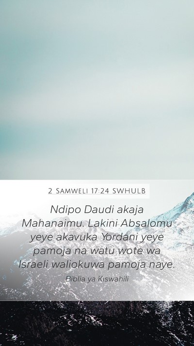 2 Samweli 17:24 SWHULB Bible Verse Image