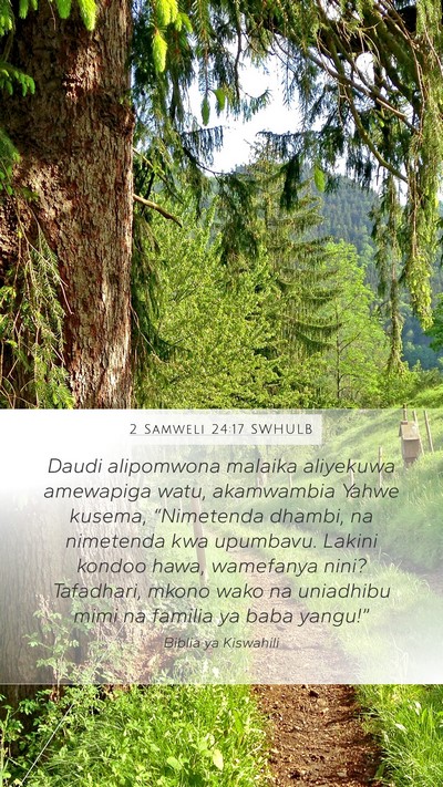 2 Samweli 24:17 SWHULB Bible Verse Image