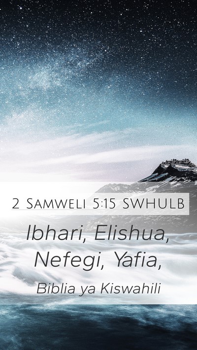 2 Samweli 5:15 SWHULB Bible Verse Image