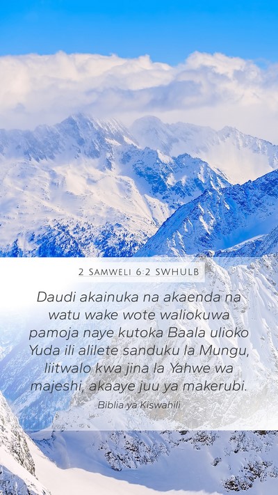 2 Samweli 6:2 SWHULB Bible Verse Image