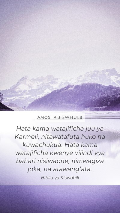 Amosi 9:3 SWHULB Bible Verse Image