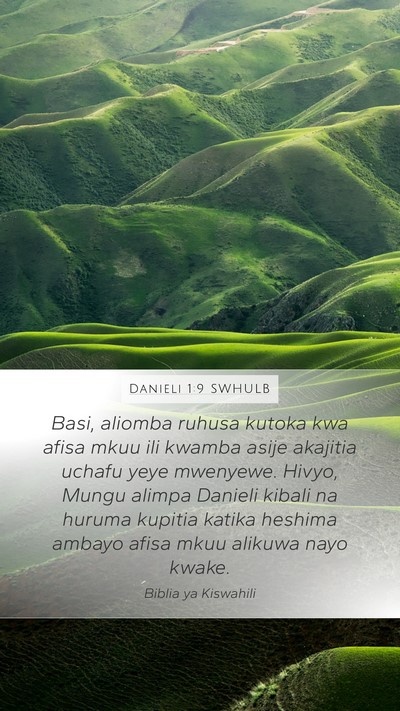 Danieli 1:9 SWHULB Bible Verse Image