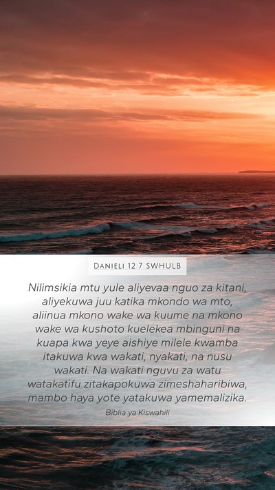 Danieli 12:7 SWHULB Bible Verse Image