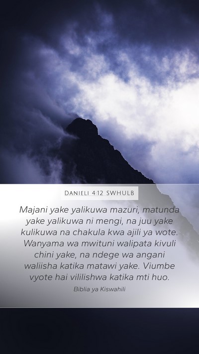Danieli 4:12 SWHULB Bible Verse Image
