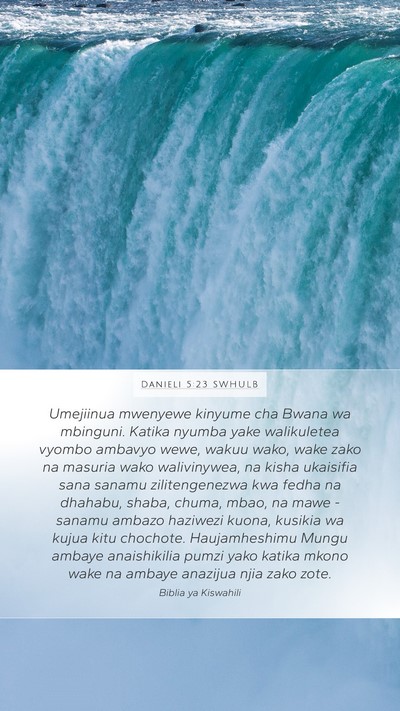 Danieli 5:23 SWHULB Bible Verse Image