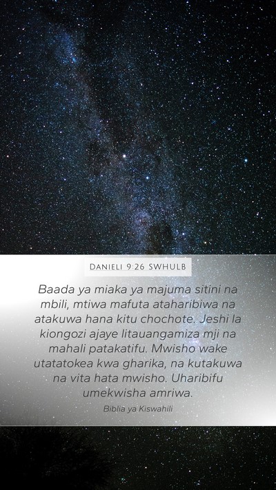 Danieli 9:26 SWHULB Bible Verse Image