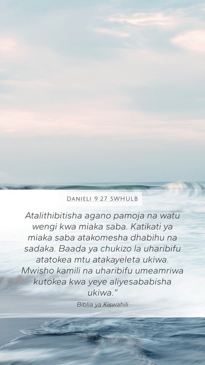 Danieli 9:27 SWHULB Bible Verse Image