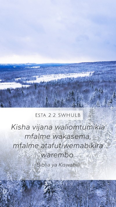 Esta 2:2 SWHULB Bible Verse Image