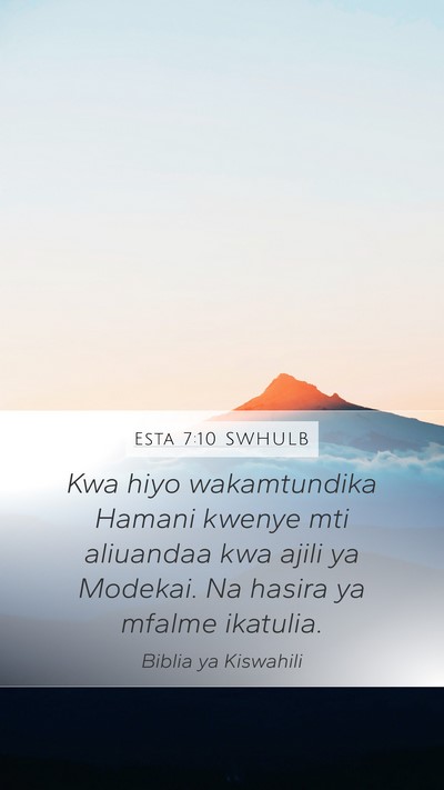 Esta 7:10 SWHULB Bible Verse Image