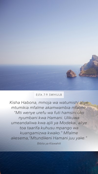 Esta 7:9 SWHULB Bible Verse Image
