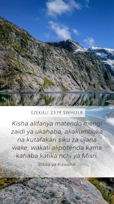 Ezekieli 23:19 SWHULB Bible Verse Image