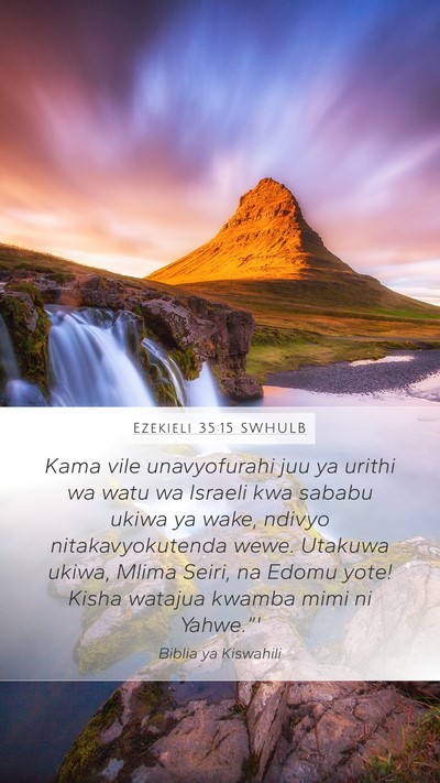 Ezekieli 35:15 SWHULB Bible Verse Image