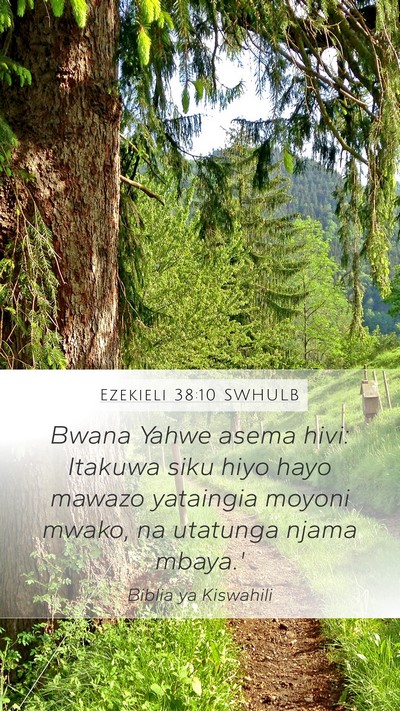 Ezekieli 38:10 SWHULB Bible Verse Image