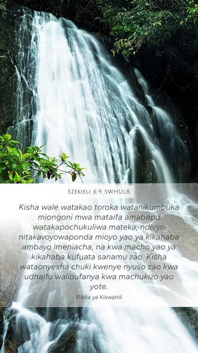 Ezekieli 6:9 SWHULB Bible Verse Image