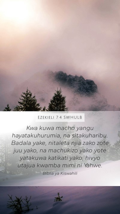 Ezekieli 7:4 SWHULB Bible Verse Image