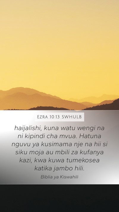 Ezra 10:13 SWHULB Bible Verse Image