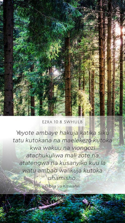 Ezra 10:8 SWHULB Bible Verse Image