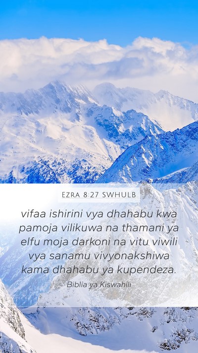 Ezra 8:27 SWHULB Bible Verse Image