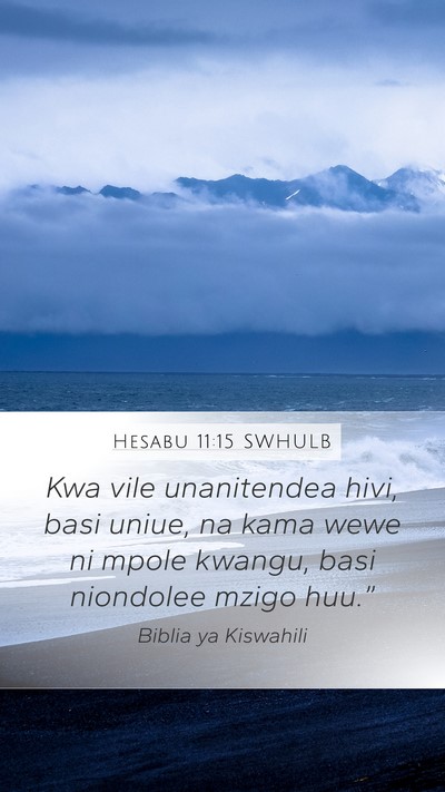 Hesabu 11:15 SWHULB Bible Verse Image