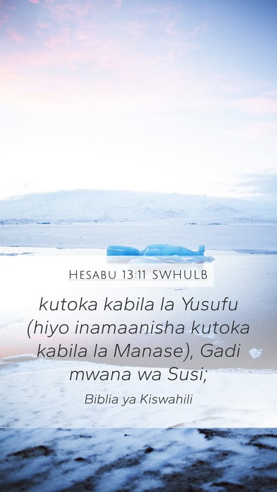 Hesabu 13:11 SWHULB Bible Verse Image