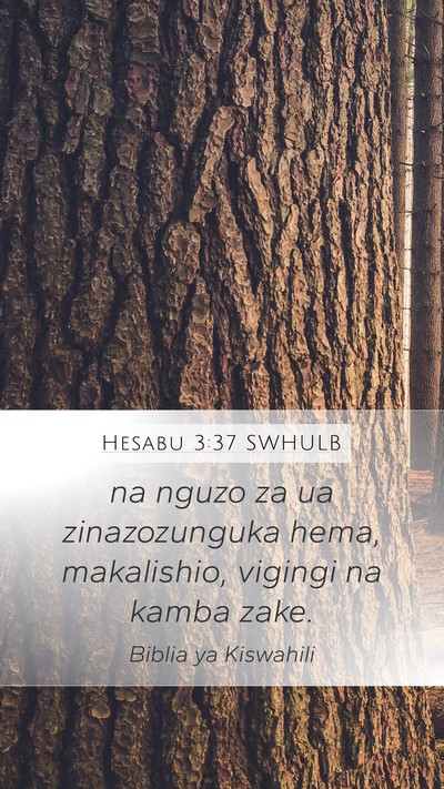 Hesabu 3:37 SWHULB Bible Verse Image