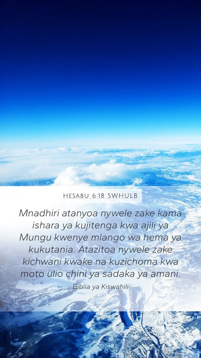 Hesabu 6:18 SWHULB Bible Verse Image
