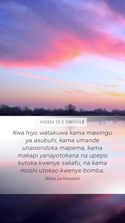 Hosea 13:3 SWHULB Bible Verse Image