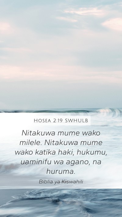 Hosea 2:19 SWHULB Bible Verse Image