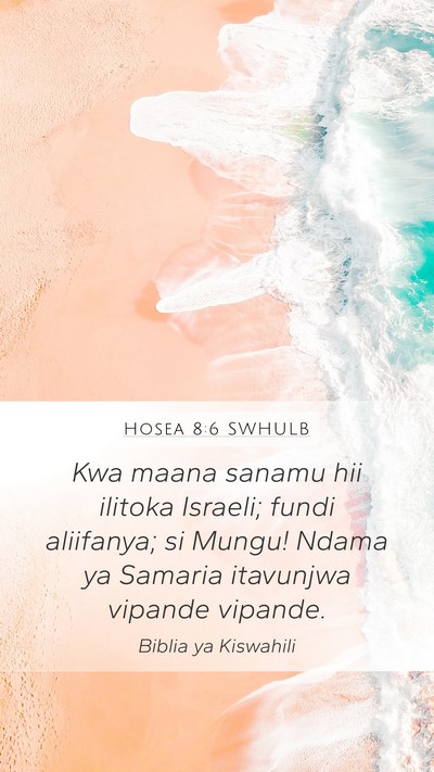 Hosea 8:6 SWHULB Bible Verse Image