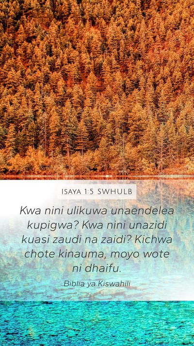 Isaya 1:5 SWHULB Bible Verse Image