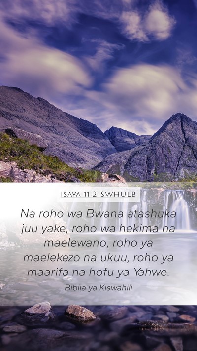 Isaya 11:2 SWHULB Bible Verse Image