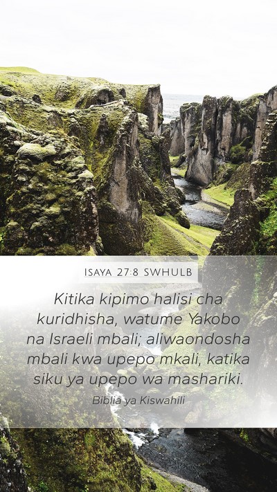 Isaya 27:8 SWHULB Bible Verse Image