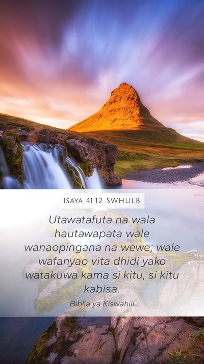 Isaya 41:12 SWHULB Bible Verse Image