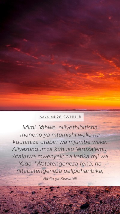Isaya 44:26 SWHULB Bible Verse Image