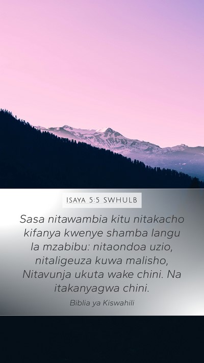 Isaya 5:5 SWHULB Bible Verse Image