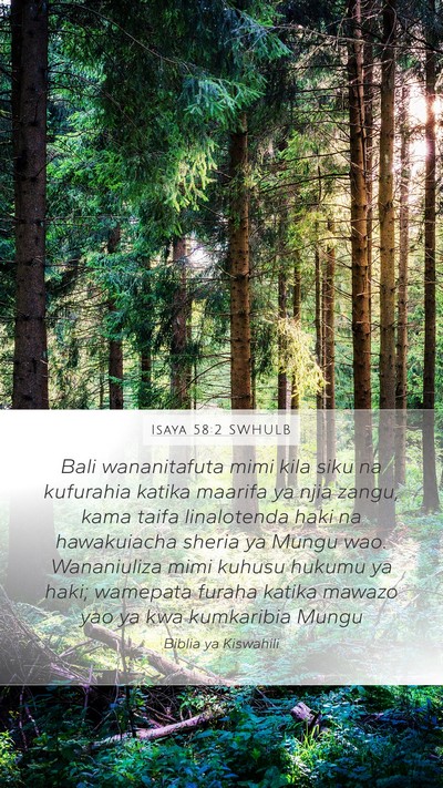 Isaya 58:2 SWHULB Bible Verse Image
