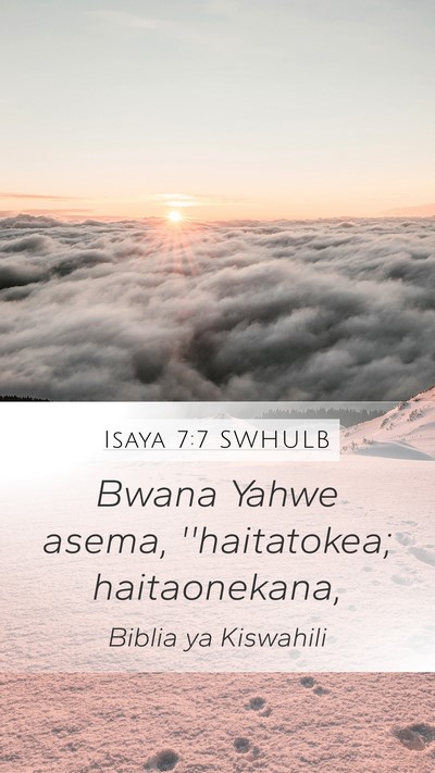 Isaya 7:7 SWHULB Bible Verse Image