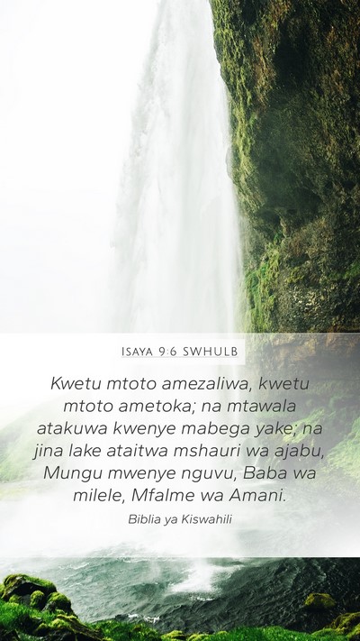 Isaya 9:6 SWHULB Bible Verse Image